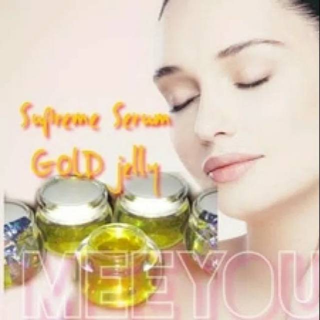 MeeYouQ CREAM JELLY GOLD WHITENING FLEK ARBUTIN / JELLY GOLD SUPREME
