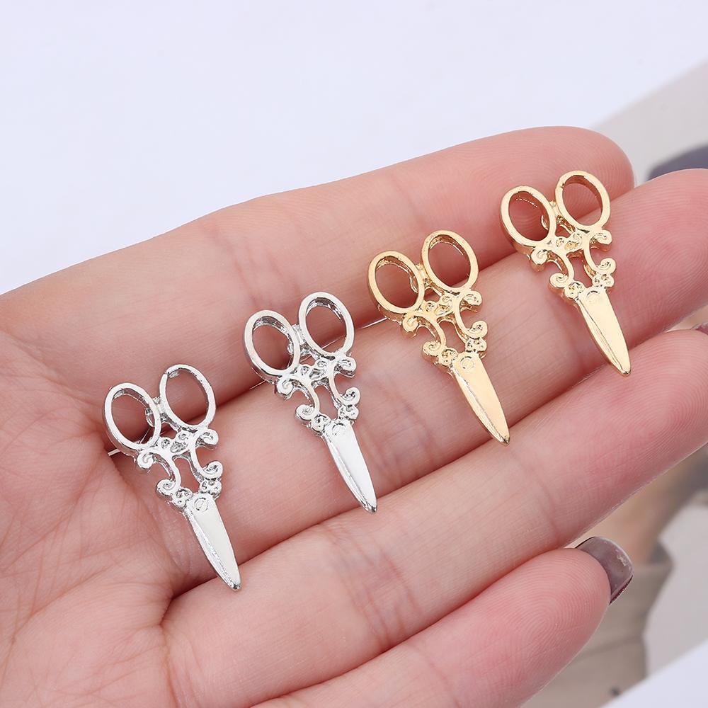 Preva Anting Gunting Kecil Anting Panas Wanita Pria Perhiasan Hadiah Ear Stud