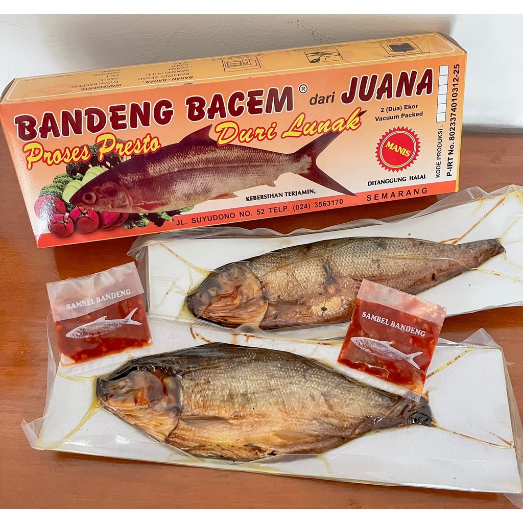 

Bandeng Bacem bandeng presto rasa manis Vacum