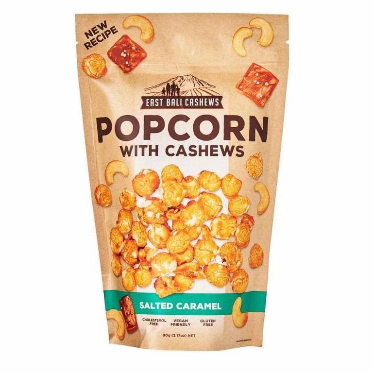 

[PRODUK LZ99J] EAST BALI CASHEWS - POPCORN WITH CASHEWS 90GR (2 Variant) 9Z9