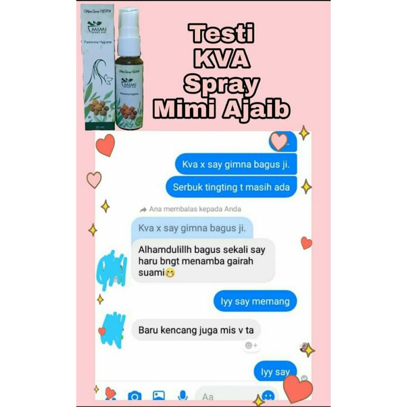 100%Original_Kva Mimi Intimate Spray BPOM