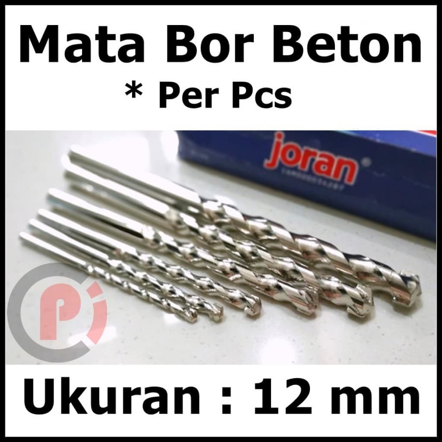 Mata Bor Joran 12mm 12 mm untuk Beton Tembok Masonry Drills