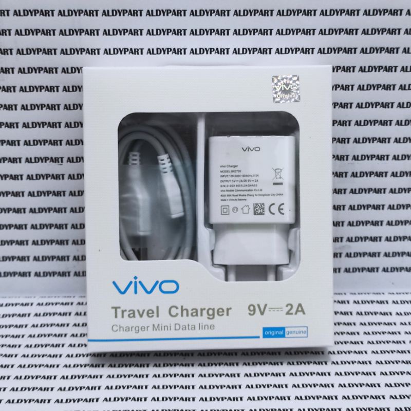 Charger VIVO Original 100% Fast Charging 9V-2A / Charger Vivo V11 V9 V7 V5