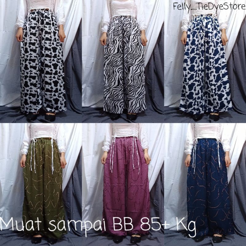 KULOT JUMBO XXL MOTIF TIEDYE RAYON BALI ADEM