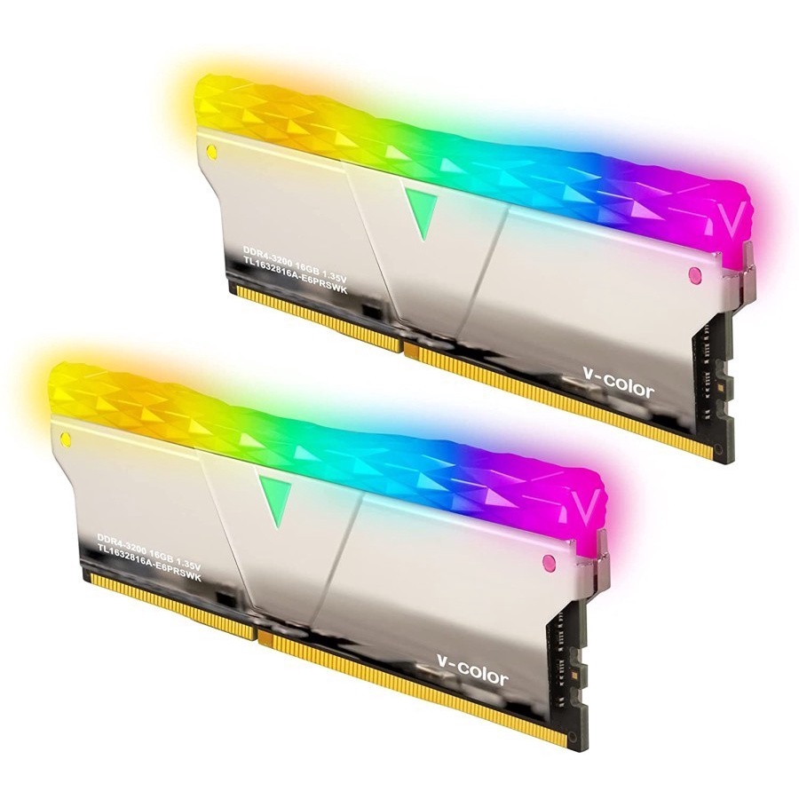 V-COLOR PRISM PRO RGB SILVER DDR4 16GB (2x8GB) 4133 TL8G41819D-E6PRSWK