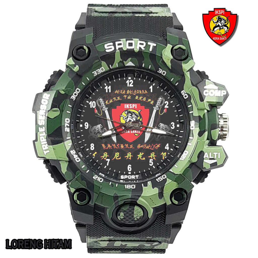 (Exclusive) PERGURUAN IKSPI / KERA SAKTI Loreng Army - Motif 9