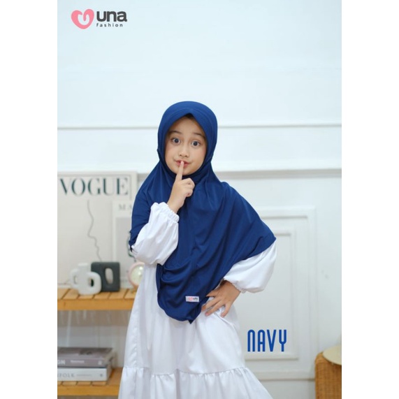 Hijab anak serut una fashion