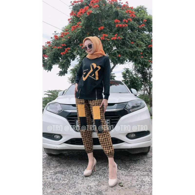 set celana square AX by TRQ ORIGINAL