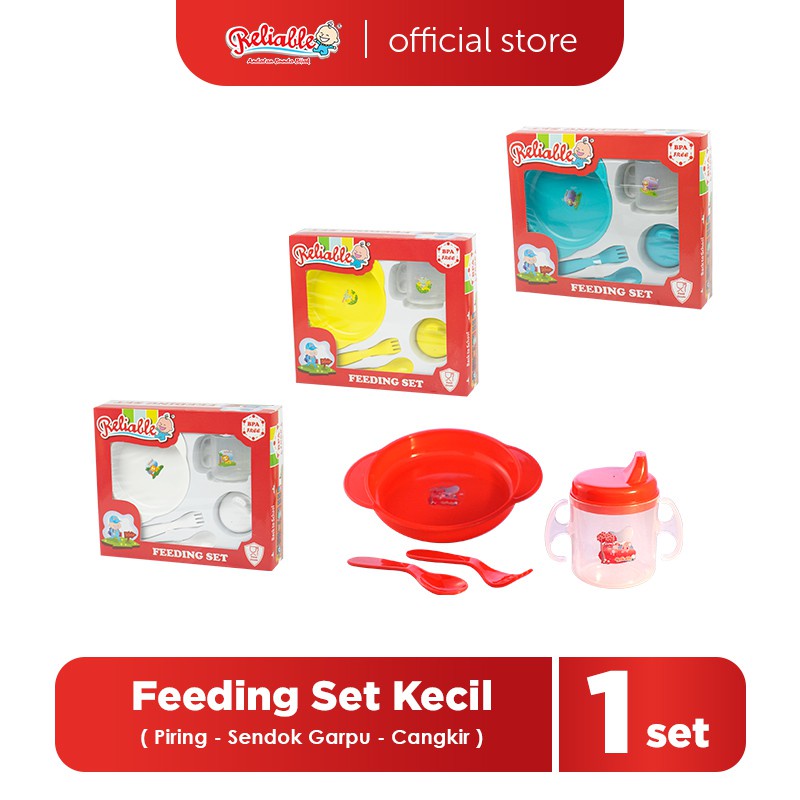 Reliable Feeding Set Tempat Makan kecil Bayi 5004