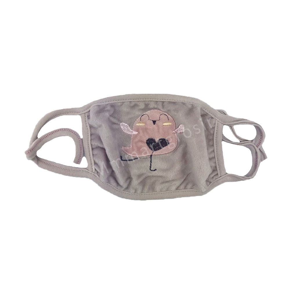 Masker Kain Kuermei / Masker Kain Karakter / Masker Motif Burung