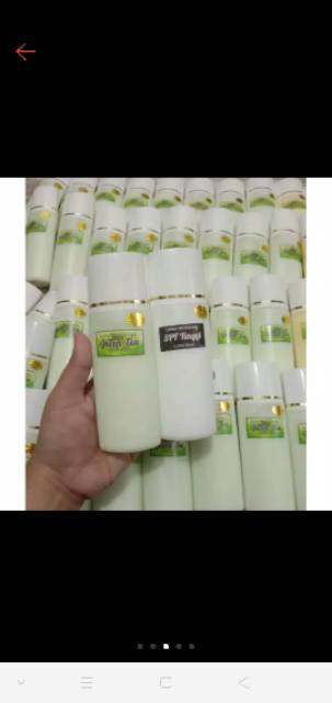 HB greantea lotion pemutih SEPAKET SIANG &amp; MALAM