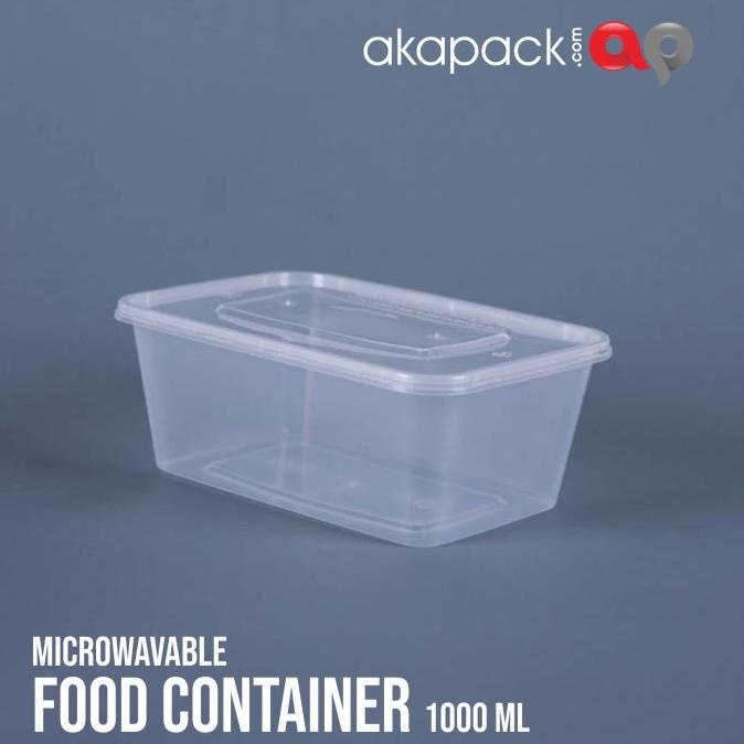 yang dicari@@@@] Food Container KIIP 1000ML/ wadah makanan kotak / thinwall KIIP