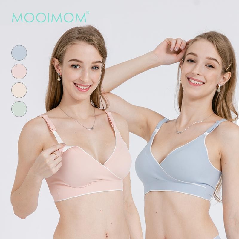 MOOIMOM Comfort Crossover Maternity &amp; Nursing Bra - Bra Hamil &amp; Menyusui