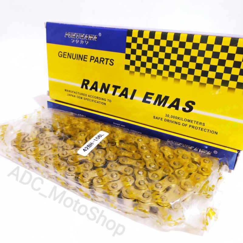 RANTAI GOLD EMAS 428H 106L 112L 120L FUKUKAWA-428H X 106L GOLD