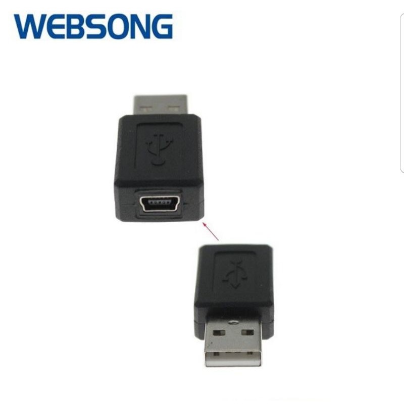 Connector USB Male to USB Mini 5P Female websong