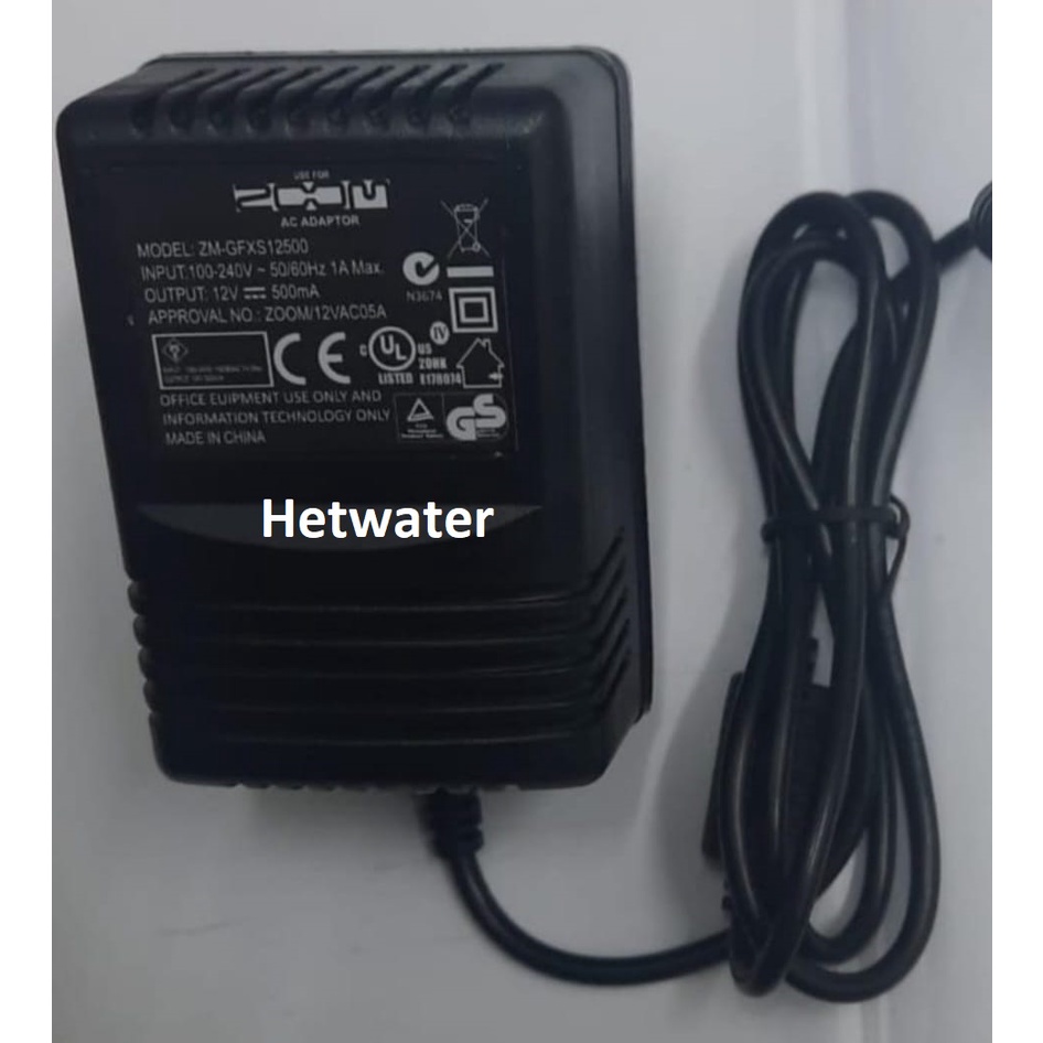 Adaptor efek gitar ZOOM GFX8 Power Effect Guitar Zoom