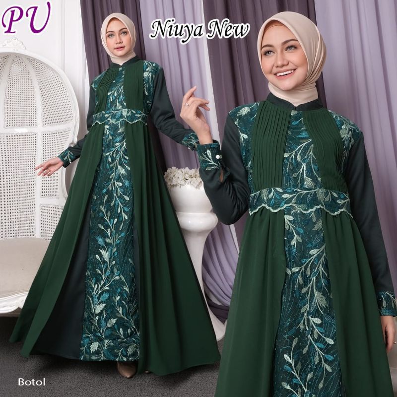 gamis pesta modern ala Imas fahriaty