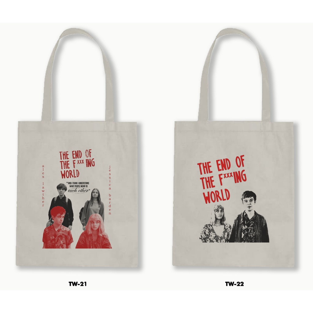 TOTE BAG BLACU - THE END OF THE F***ING WORLD 2