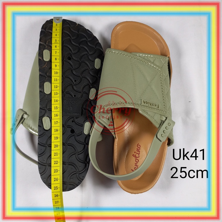 8038H2 Sandal Slop Cewek Verotino Sepatu Sandal Karet Wanita Slip On Tawana Kualitas Import