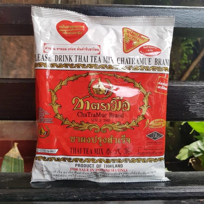 

(BISA COD) Thai Tea Merk Number One "CHATRAMUE" isi 400 gr PROMO Kode 1450