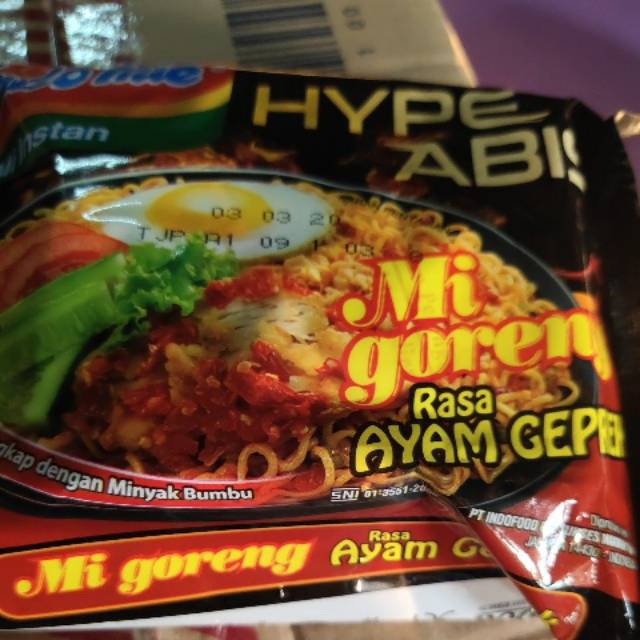 INDOMIE GORENG AYAM GEPREK.SEDUS 40 BKS.