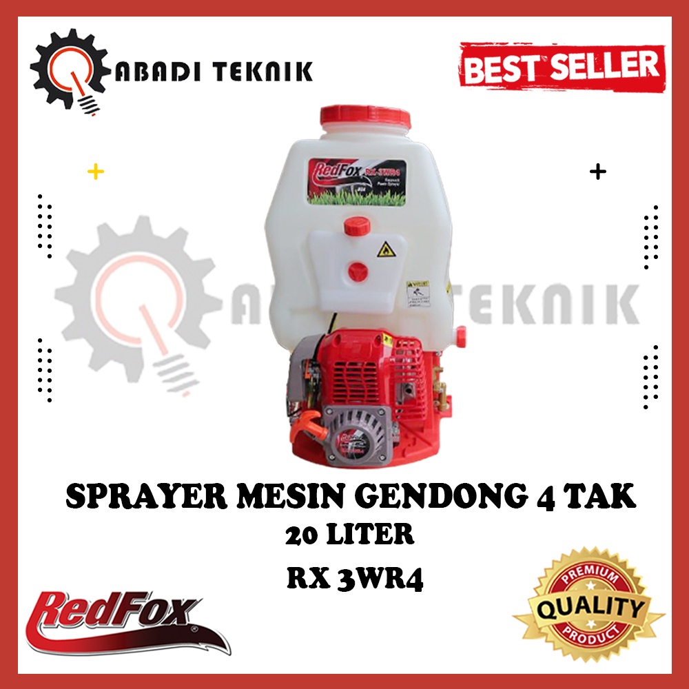 KNAPSACK POWER SPRAYER/SPRAYER MESIN GENDONG 4T KAPASITAS 20L RX-3WR 4