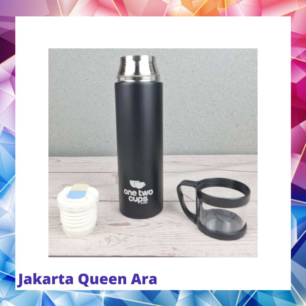 One Two Cups Botol Minum Thermos with Cup Head 500ml - SUS30