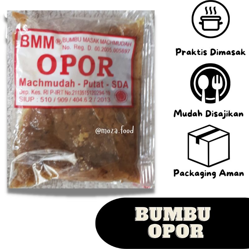 

Bumbu Masak "BMM Opor Ayam" Machmudah Praktis / Bumbu Praktis / Bumbu Instan