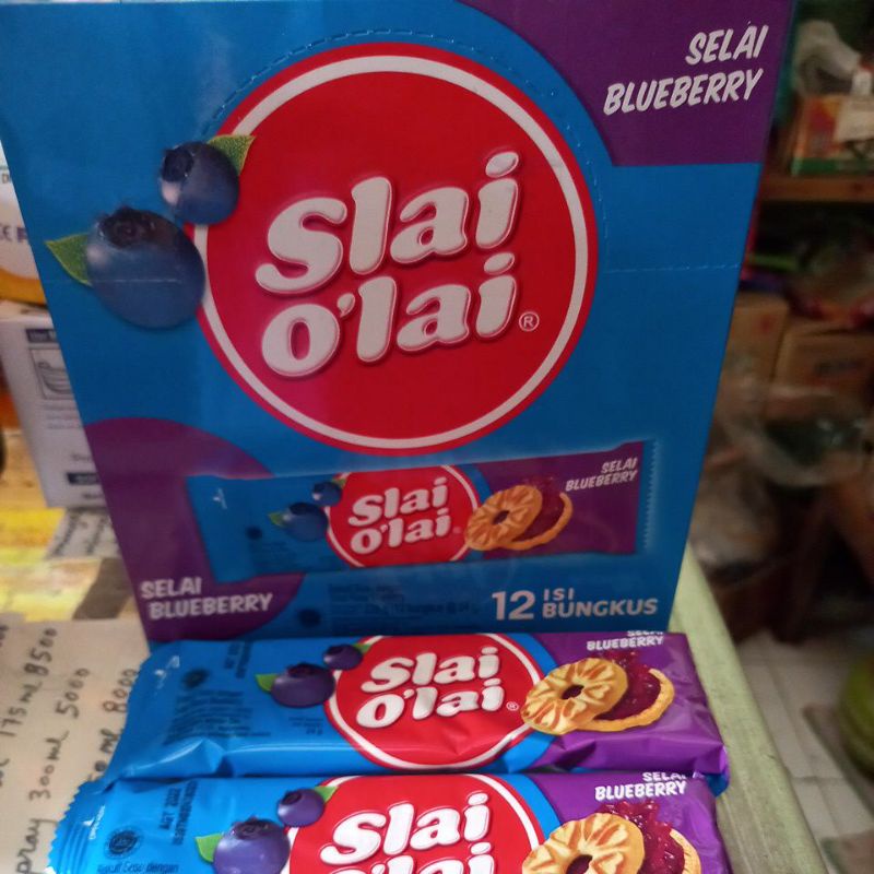 

Slai 'olai rasa selai blueberry