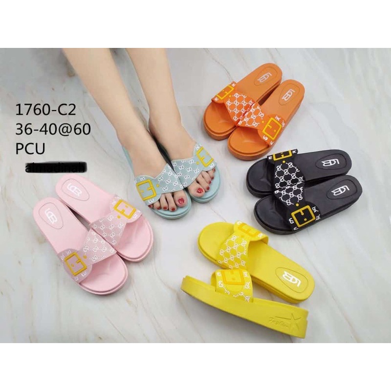 SANDAL SLOP IMPORT SANDAL SLOP JELLY SANDAL JELLY IMPORT MODEL LUCU SANDAL WEDGES JELLY