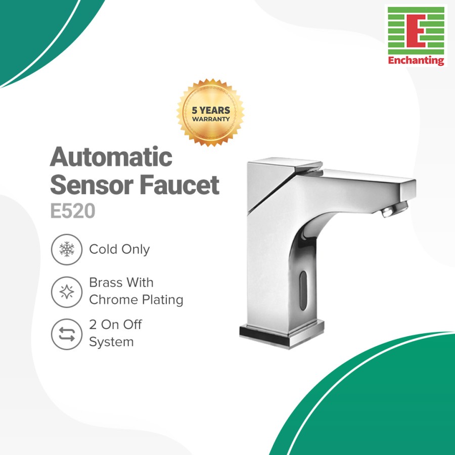 Kran Air Wastafel Automatic Sensor Europe Enchanting E520