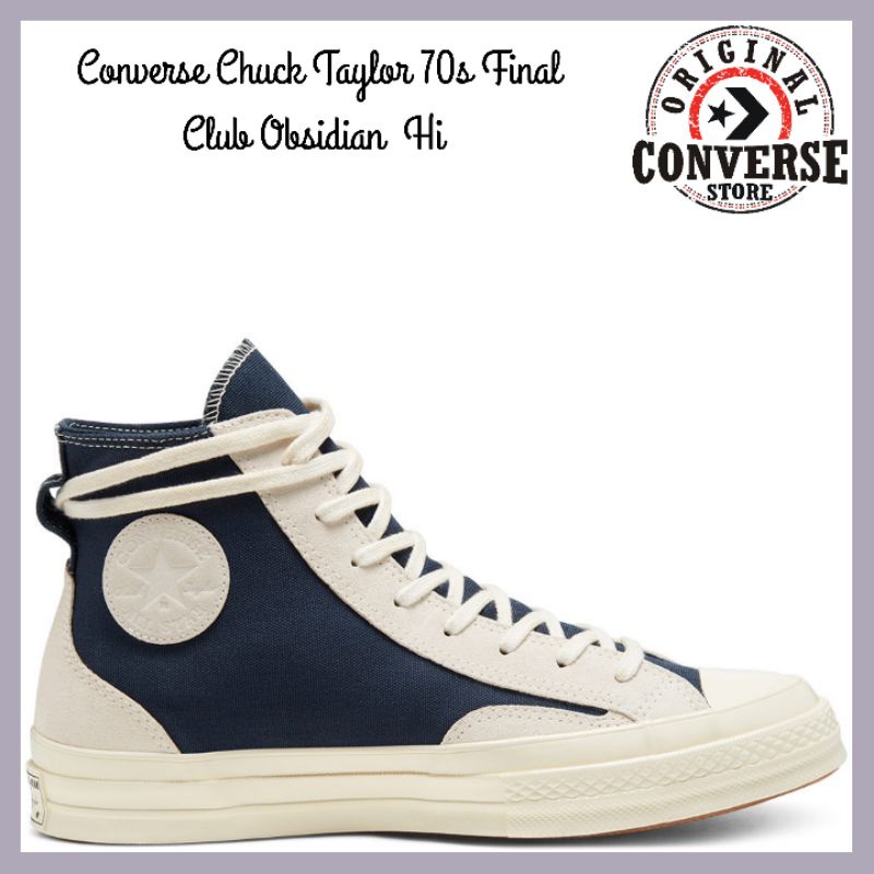 ORIGINAL CONVERSE CHUCK TAYLOR 70s FINAL CLUB OBSIDIAN Hi 168604C MALE