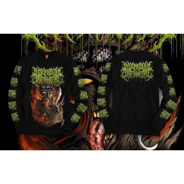 COD ORI ASLI IDDM Ts kaos Metal Ls KUJANG black Lengan Panjang baju viral keren kaos musik  band gau