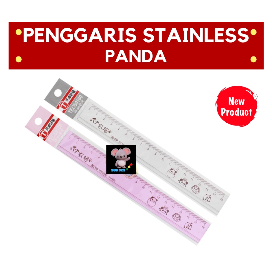 

Penggaris / Ruler Stainless PANDA