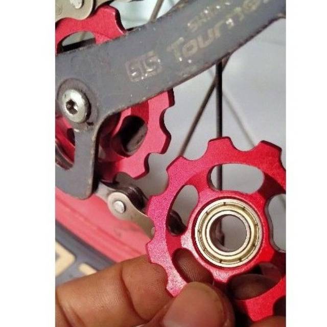 Pulley gear RD alloy sepeda pengganti Gigi RD 11T aluminium