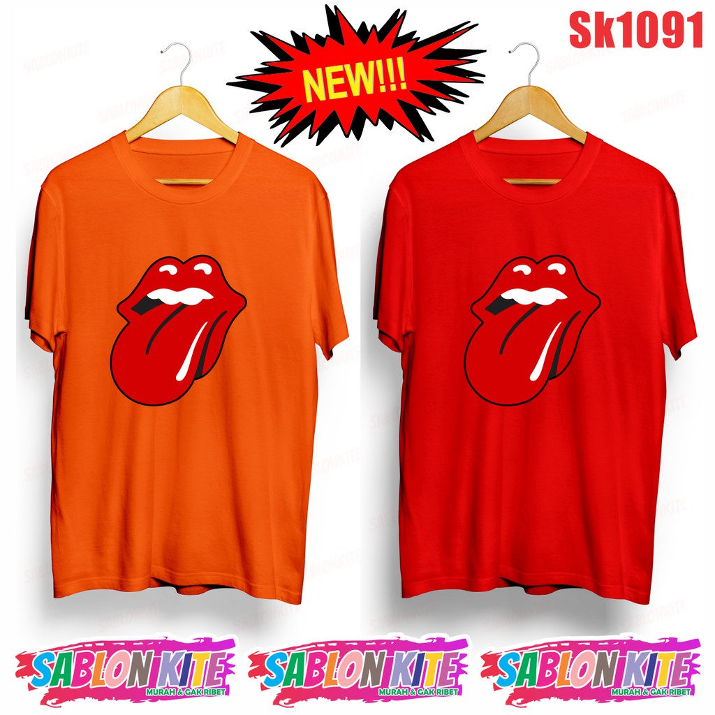 MURAH!!! KAOS TAY TAWAN ROLLING SK1091 UNISEX COMBED 30S