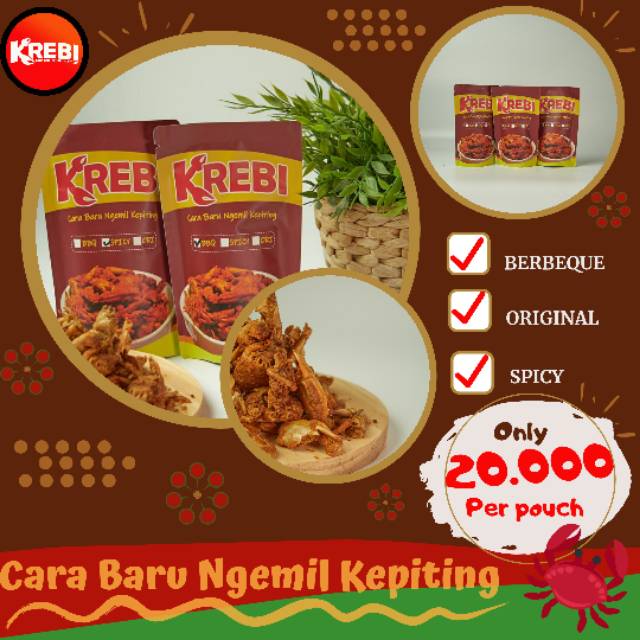 

Cemilan Baby kepiting Krebi