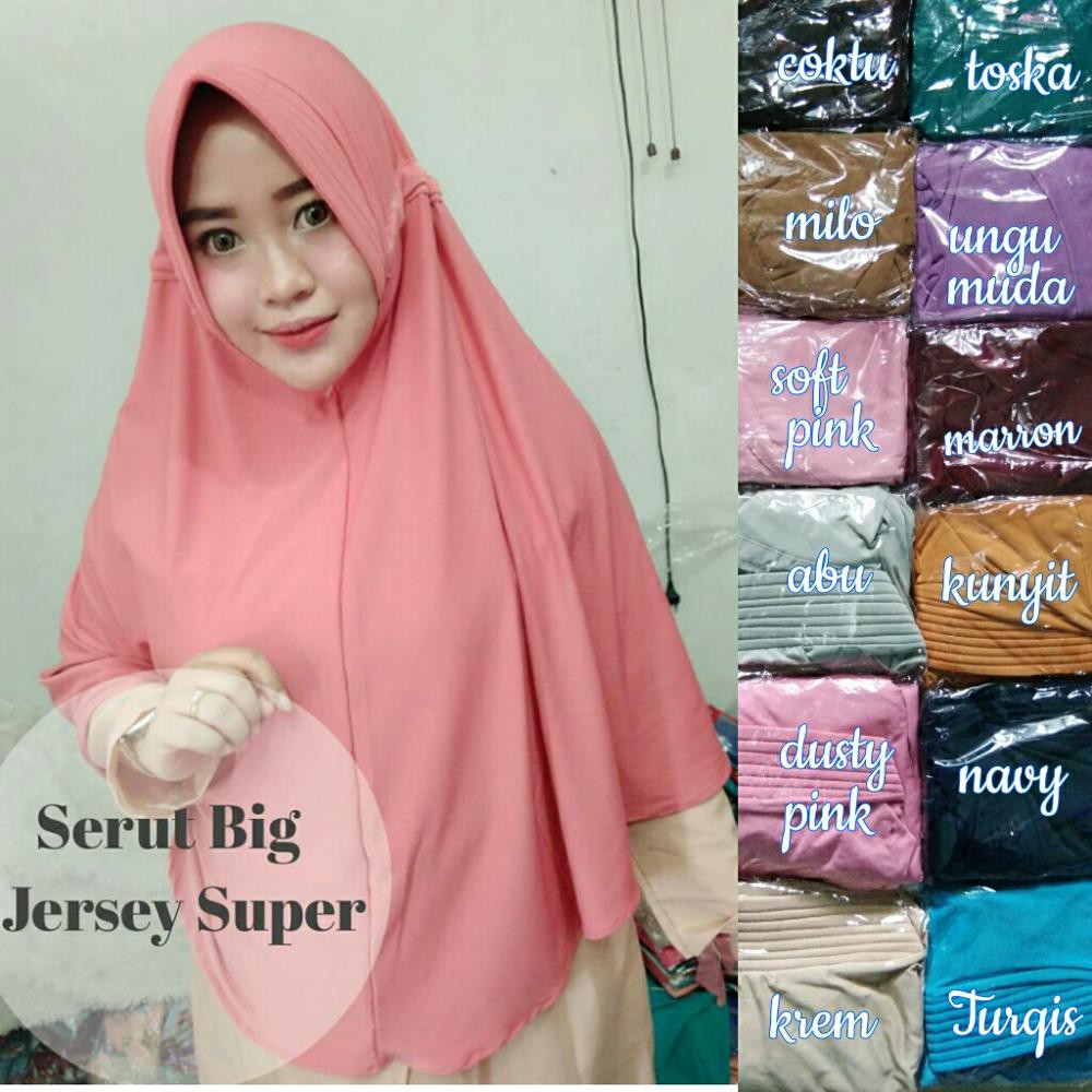 JILBAB  SERUT JUMBO / JILBAB SERUT syar'i jumbo