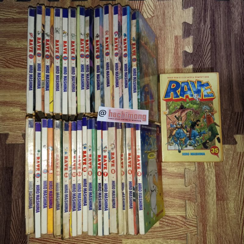[READY KOMIK SET]RAVE 2-12, 14-16, 18-35 [TAMAT]  minus 3 nomor