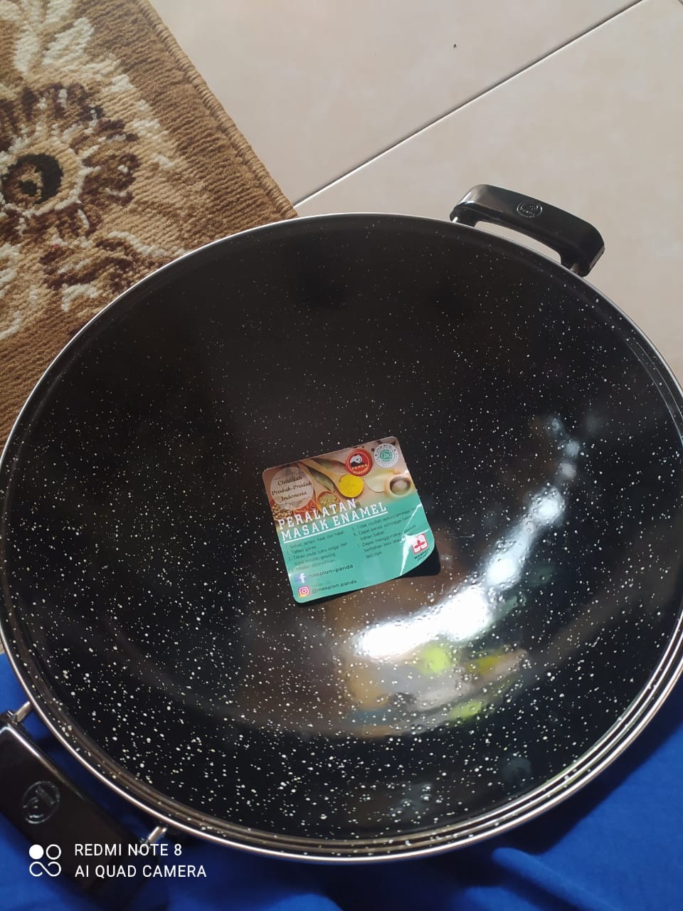 40 Cmwajan Enamel Marbel,wajan Royal Wok Uk 40 Cm