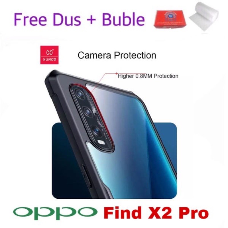 XUNDD Oppo Find X2 Pro - Premium Case Anti Shock Original