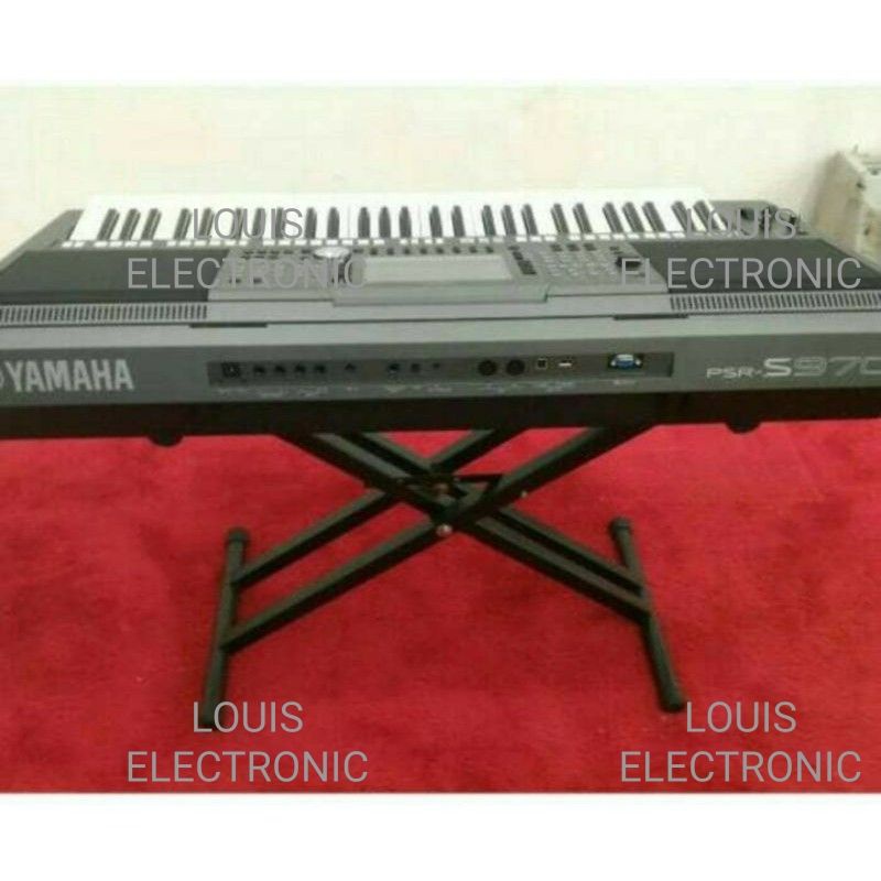 Stand Keyboard Double X Kaki Keyboard Double X Bahan Besi Tebal Kokoh Kuat