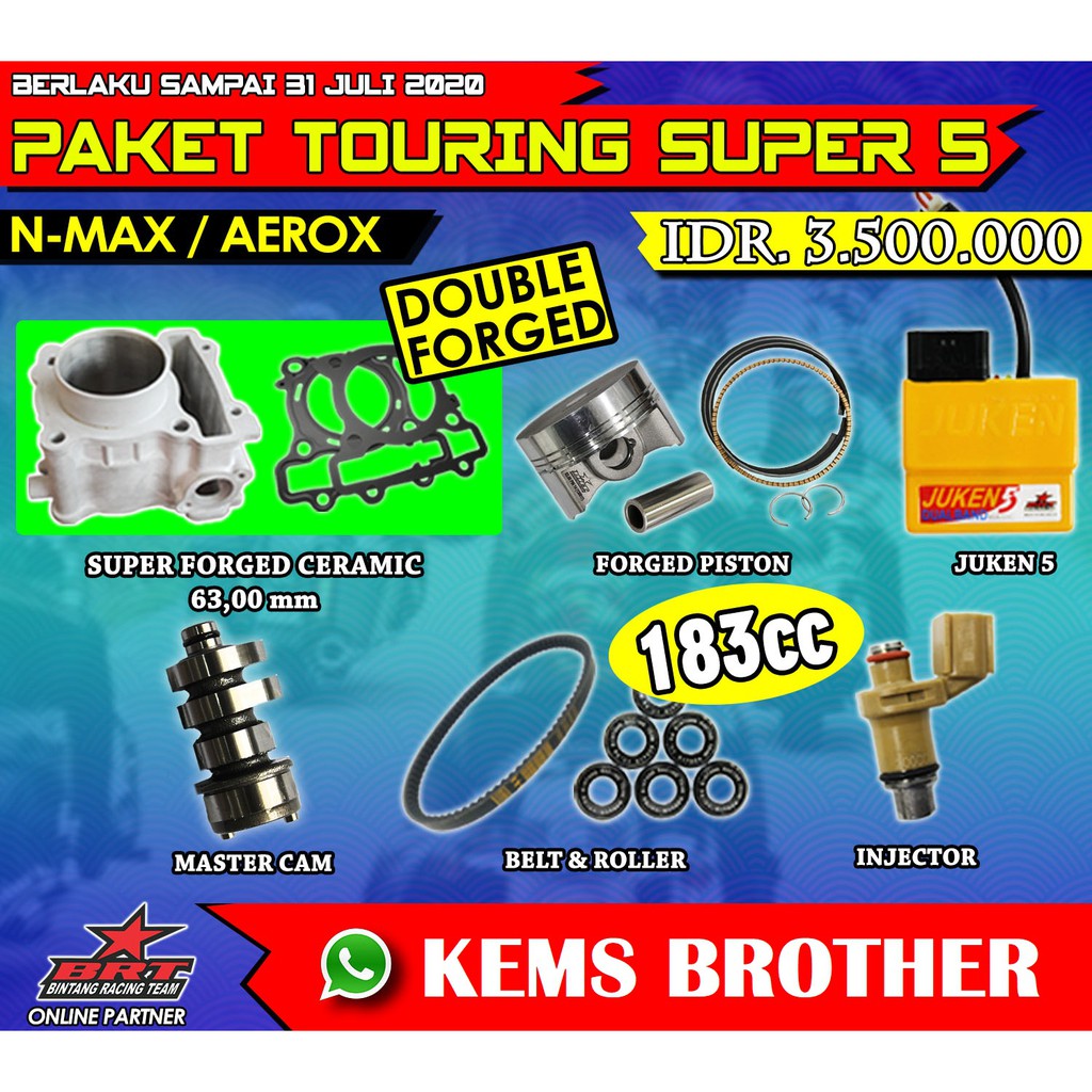 PAKET TOURING SUPER 5 NMAX/AEROX