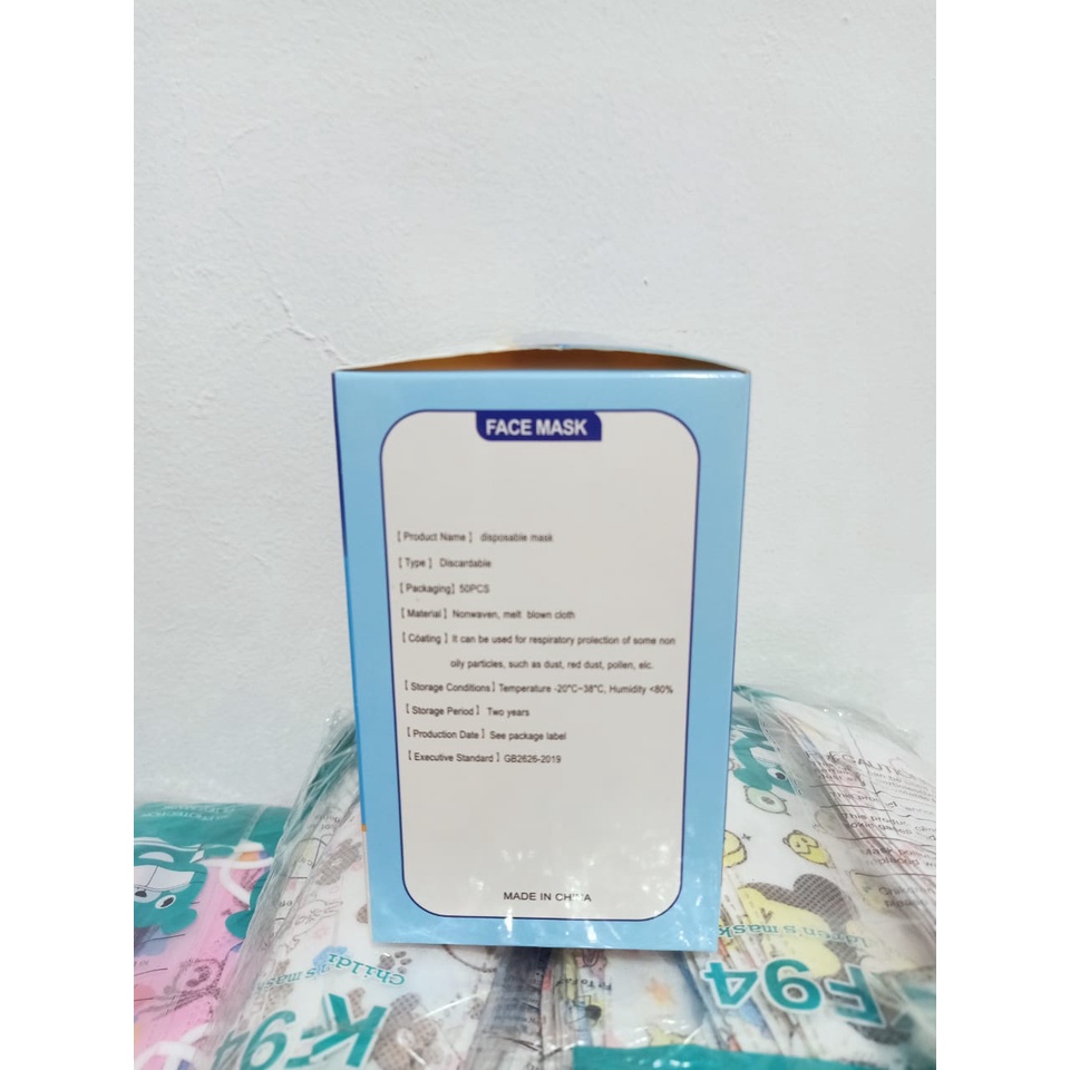 box kosong masker duckbill dus masker duckbill isi 50