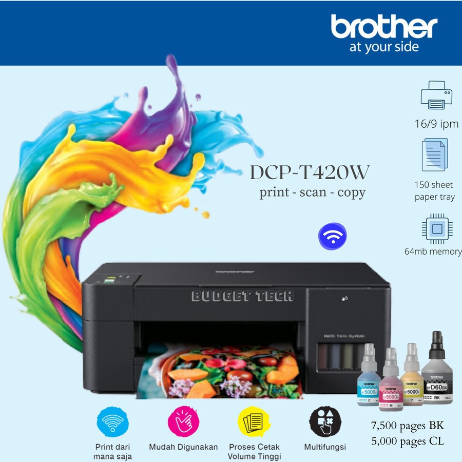 PRINTER BROTHER DCP-T420W WIFI