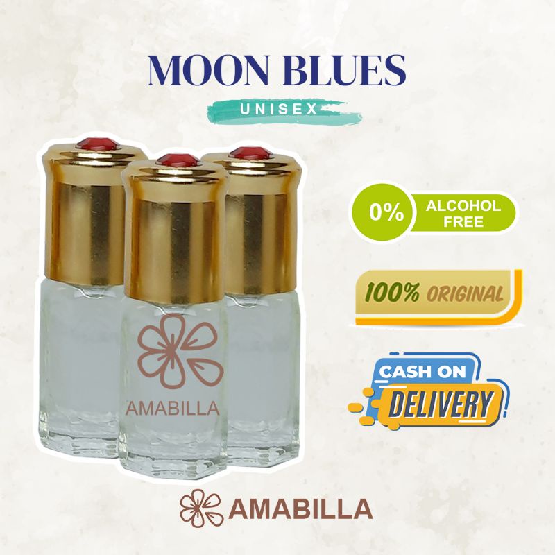 Parfum Aroma MOON BLUES Original Non Alkohol 3ml 6ml 12ml Parfum Original Bibit Parfum Murni MOON BL
