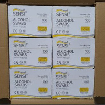 Tisu Alkohol 70% Sensi Alcohol Swabs