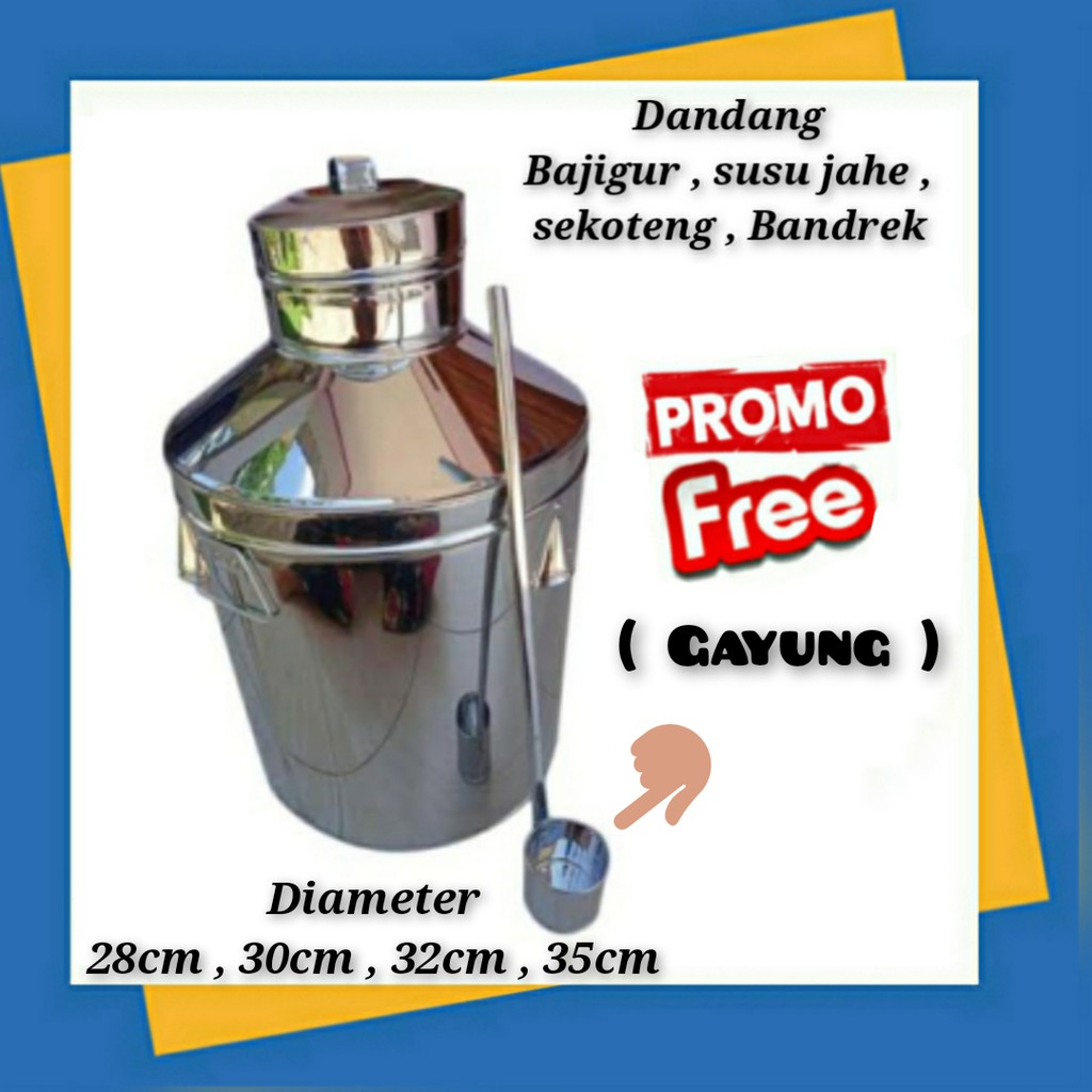 Dandang Bajigur / Susu Jahe /  Sekoteng / Bandrek Premium Varian