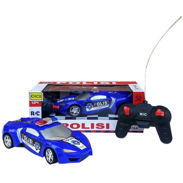 Mainan Mobil Remote Control - RC Polisi Lalu Lintas - 119-1