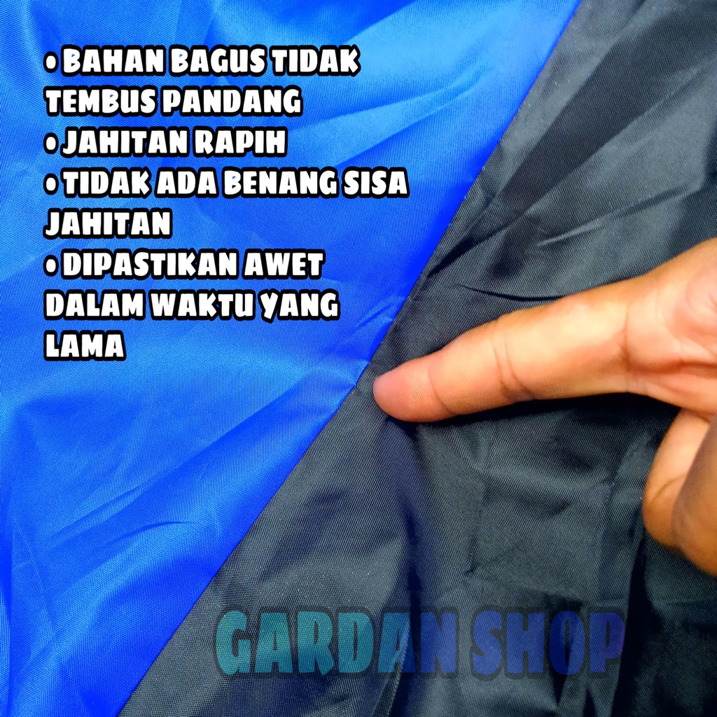 Body Cover GRAND AVEGA Sarung Strip BIRU Penutup Pelindung Selimut Bodi Mobil Avega PREMIUM Blue